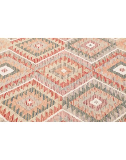 Tappeto Kilim Afghanistan marrone azzurro 159x188