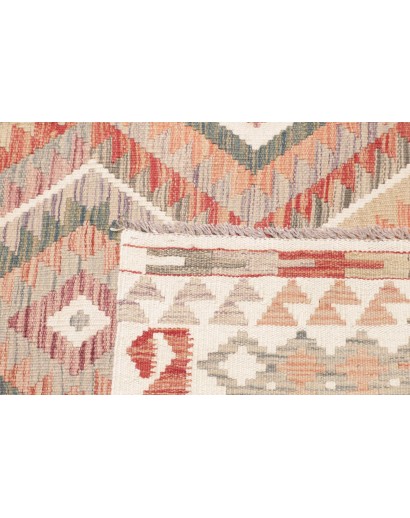 Tappeto Kilim Afghanistan marrone azzurro 159x188