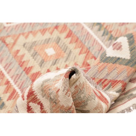 Tappeto Kilim Afghanistan marrone azzurro 159x188
