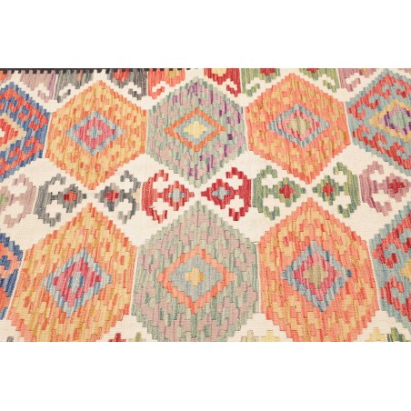 Tappeto Kilim Afghanistan marrone grigio 164x186