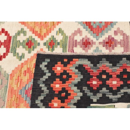 Tappeto Kilim Afghanistan marrone grigio 164x186