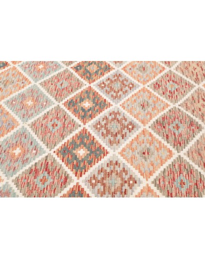 Tappeto Kilim Afghanistan marrone bianco 157x190