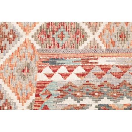 Tappeto Kilim Afghanistan marrone bianco 157x190