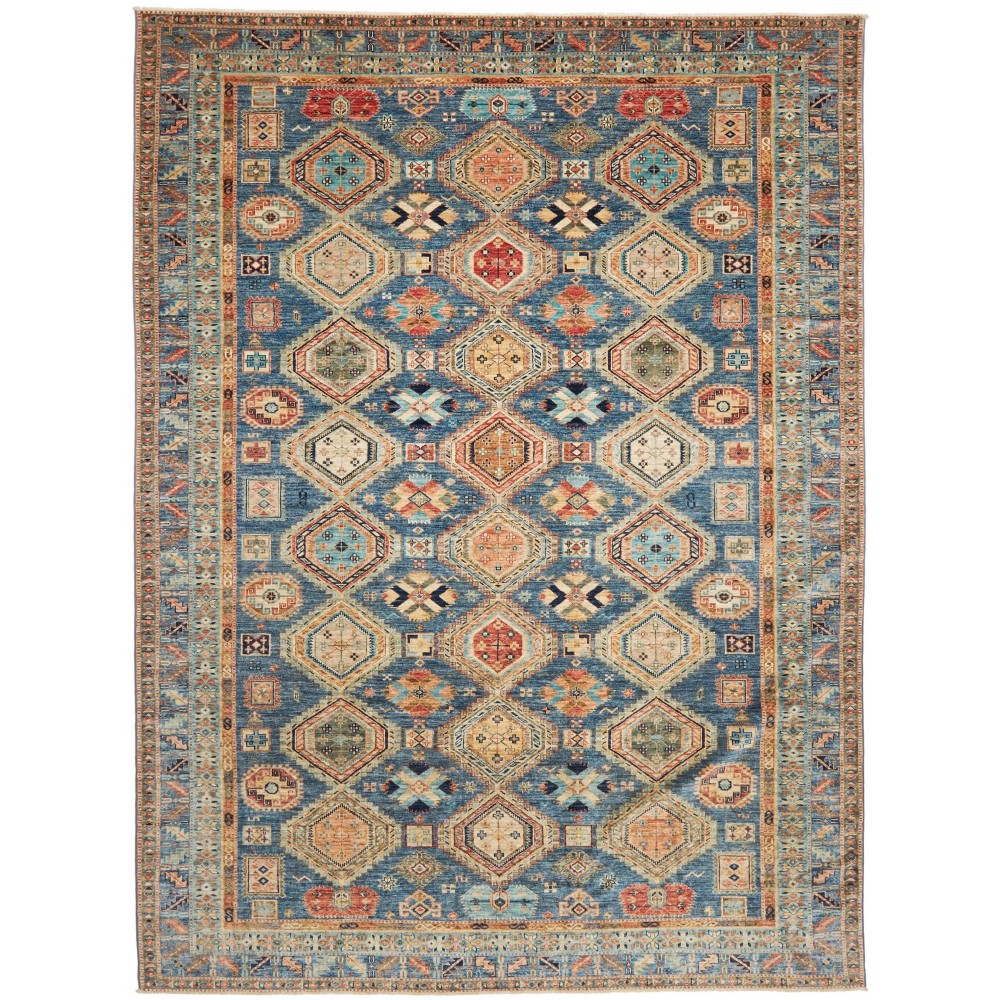 Tappeto Kazak Fine Pakistan marrone 279x379 Tappeto Kazak Fine Pakistan marrone 279x379