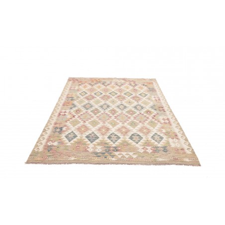 Tappeto Kilim Afghanistan beige marrone 153x210