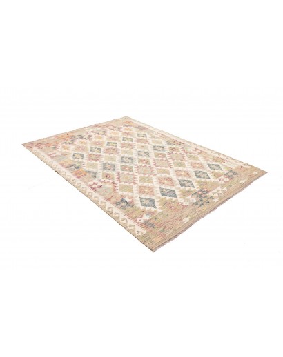 Tappeto Kilim Afghanistan beige marrone 153x210