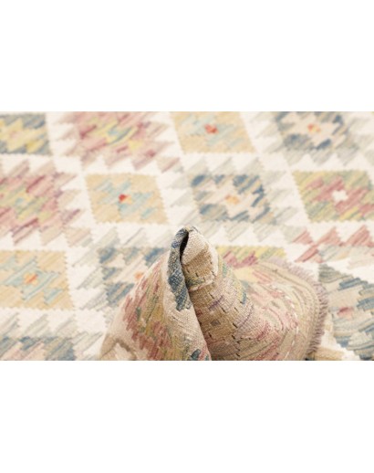 Tappeto Kilim Afghanistan beige marrone 153x210