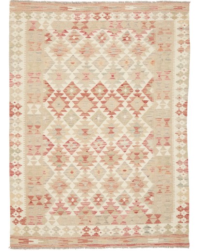 Tappeto Kilim Afghanistan giallo beige 149x202