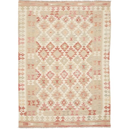 Tappeto Kilim Afghanistan giallo beige 149x202