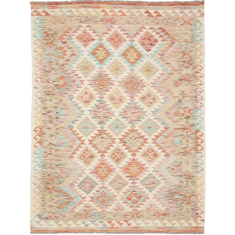 Tappeto Kilim Afghanistan beige marrone 150x198