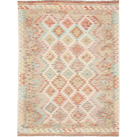 Tappeto Kilim Afghanistan beige marrone 150x198