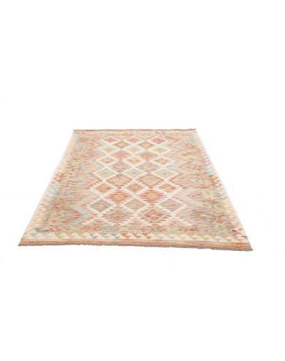 Tappeto Kilim Afghanistan beige marrone 150x198