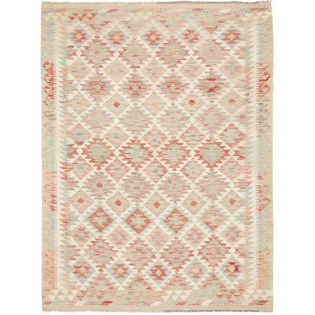 Tappeto Kilim Afghanistan giallo beige 153x205