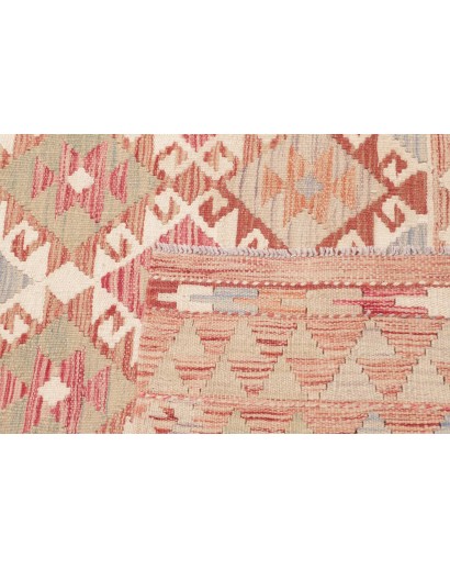 Tappeto Kilim Afghanistan marrone rosso 153x205
