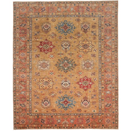 Tappeto Kazak Fine Pakistan arancione marrone 254x307