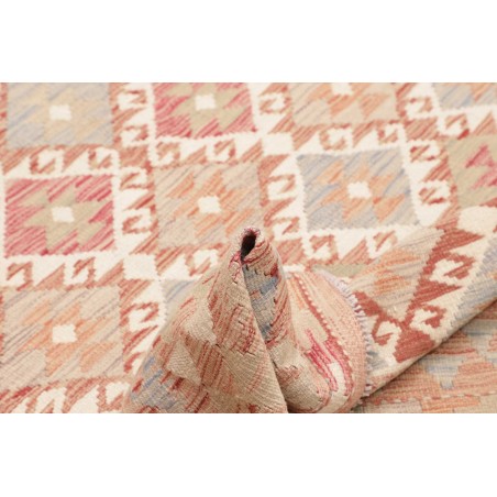 Tappeto Kilim Afghanistan marrone rosso 153x205