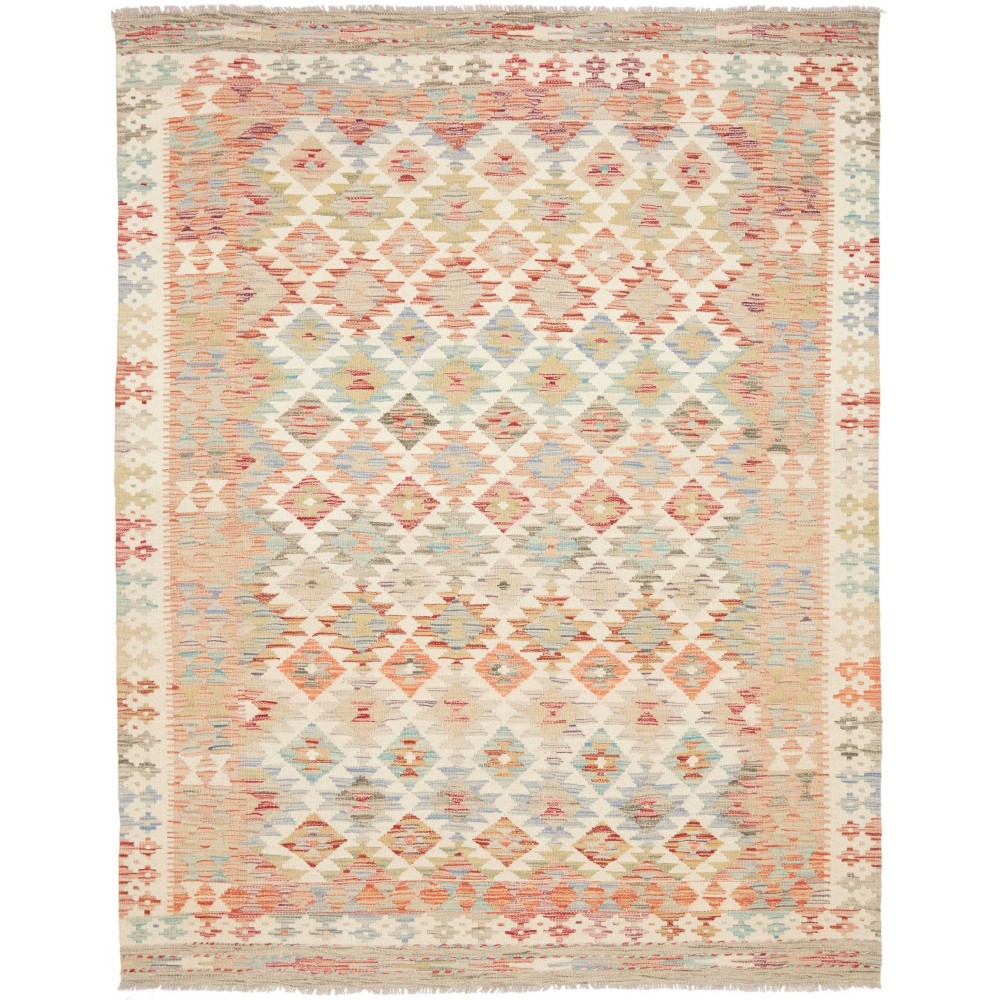 Tappeto Kilim Afghanistan beige marrone 157x203