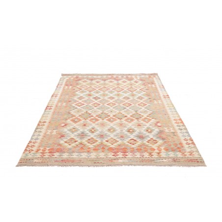 Tappeto Kilim Afghanistan beige marrone 157x203