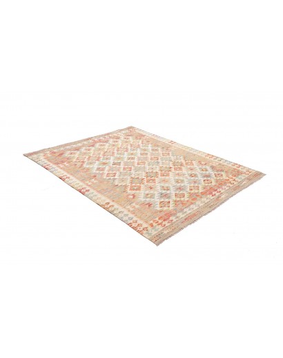 Tappeto Kilim Afghanistan beige marrone 157x203
