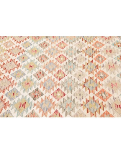 Tappeto Kilim Afghanistan beige marrone 157x203