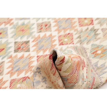 Tappeto Kilim Afghanistan beige marrone 157x203