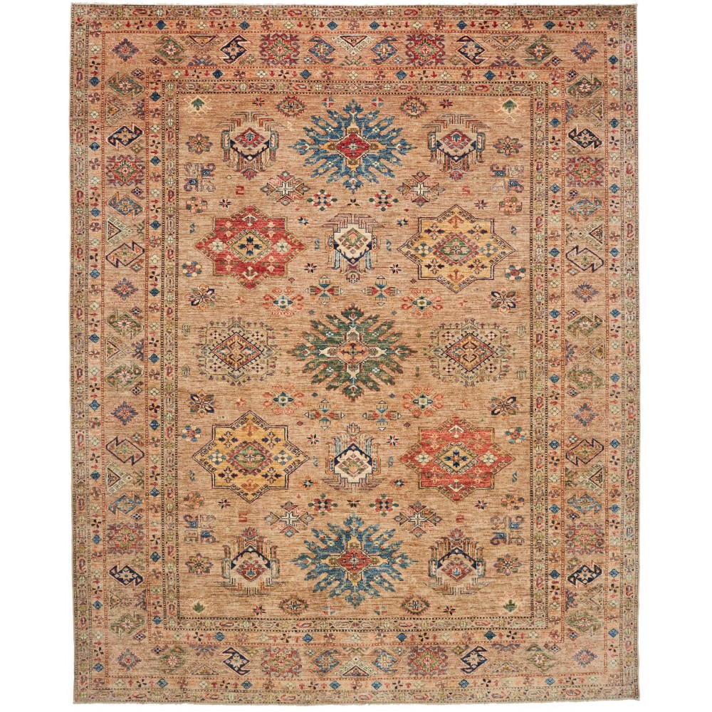 Tappeto Kazak Fine Pakistan marrone 251x307 Tappeto Kazak Fine Pakistan marrone 251x307