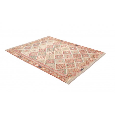 Tappeto Kilim Afghanistan beige marrone 154x202