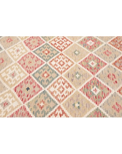 Tappeto Kilim Afghanistan beige marrone 154x202