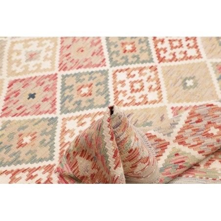 Tappeto Kilim Afghanistan beige marrone 154x202