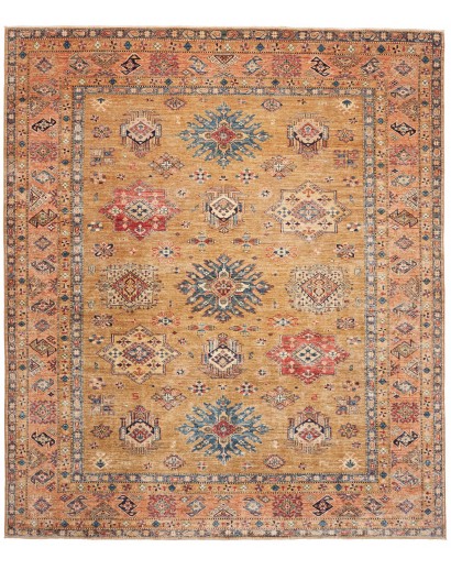 Tappeto Kazak Fine Pakistan marrone grigio 251x296