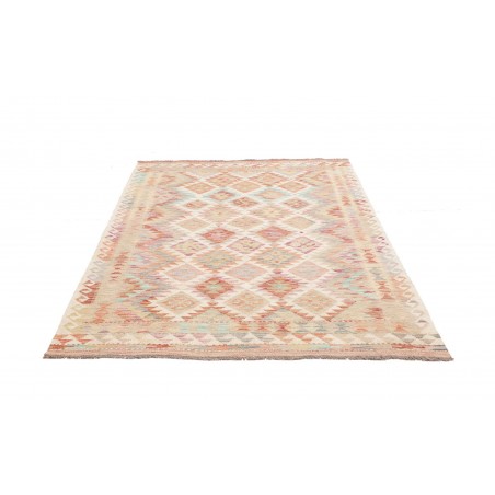 Tappeto Kilim Afghanistan marrone giallo 147x195