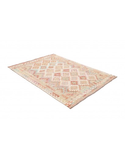 Tappeto Kilim Afghanistan marrone giallo 147x195