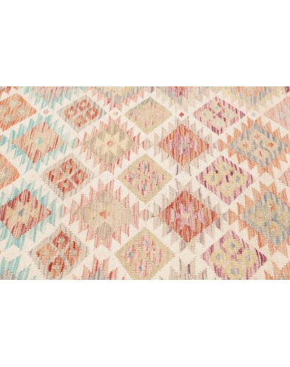 Tappeto Kilim Afghanistan marrone giallo 147x195