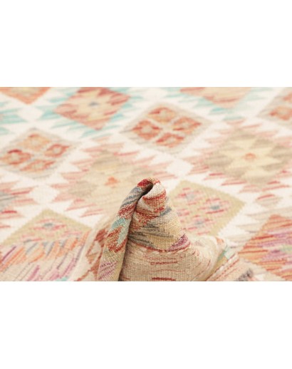 Tappeto Kilim Afghanistan marrone giallo 147x195