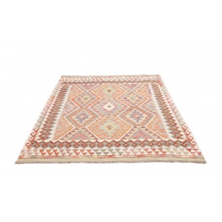 Tappeto Kilim Afghanistan beige marrone 161x188