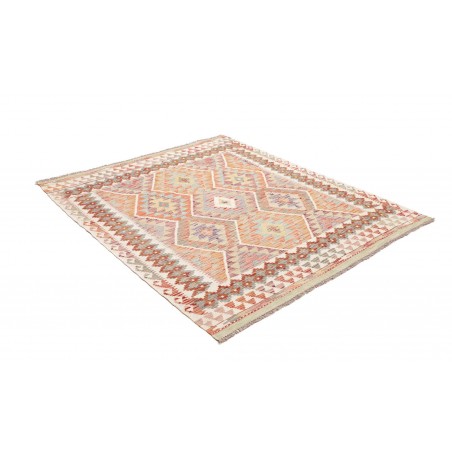 Tappeto Kilim Afghanistan beige marrone 161x188
