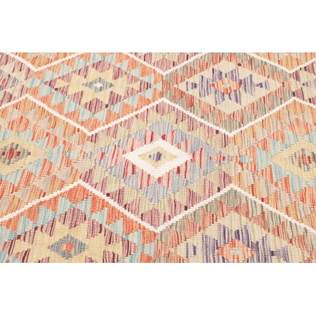 Tappeto Kilim Afghanistan beige marrone 161x188