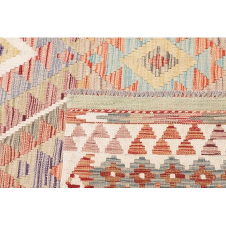 Tappeto Kilim Afghanistan beige marrone 161x188