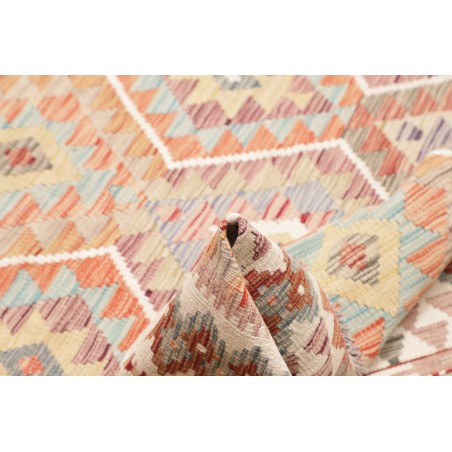 Tappeto Kilim Afghanistan beige marrone 161x188