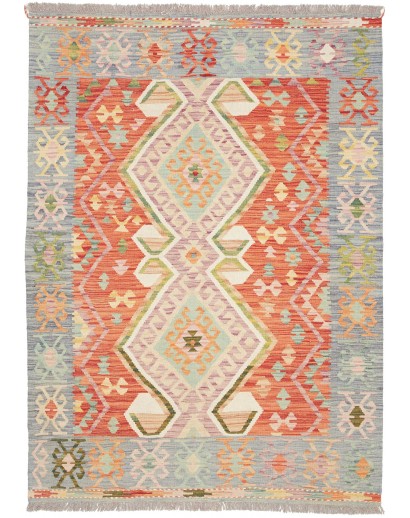 Tappeto Kilim Afghanistan marrone 123x170
