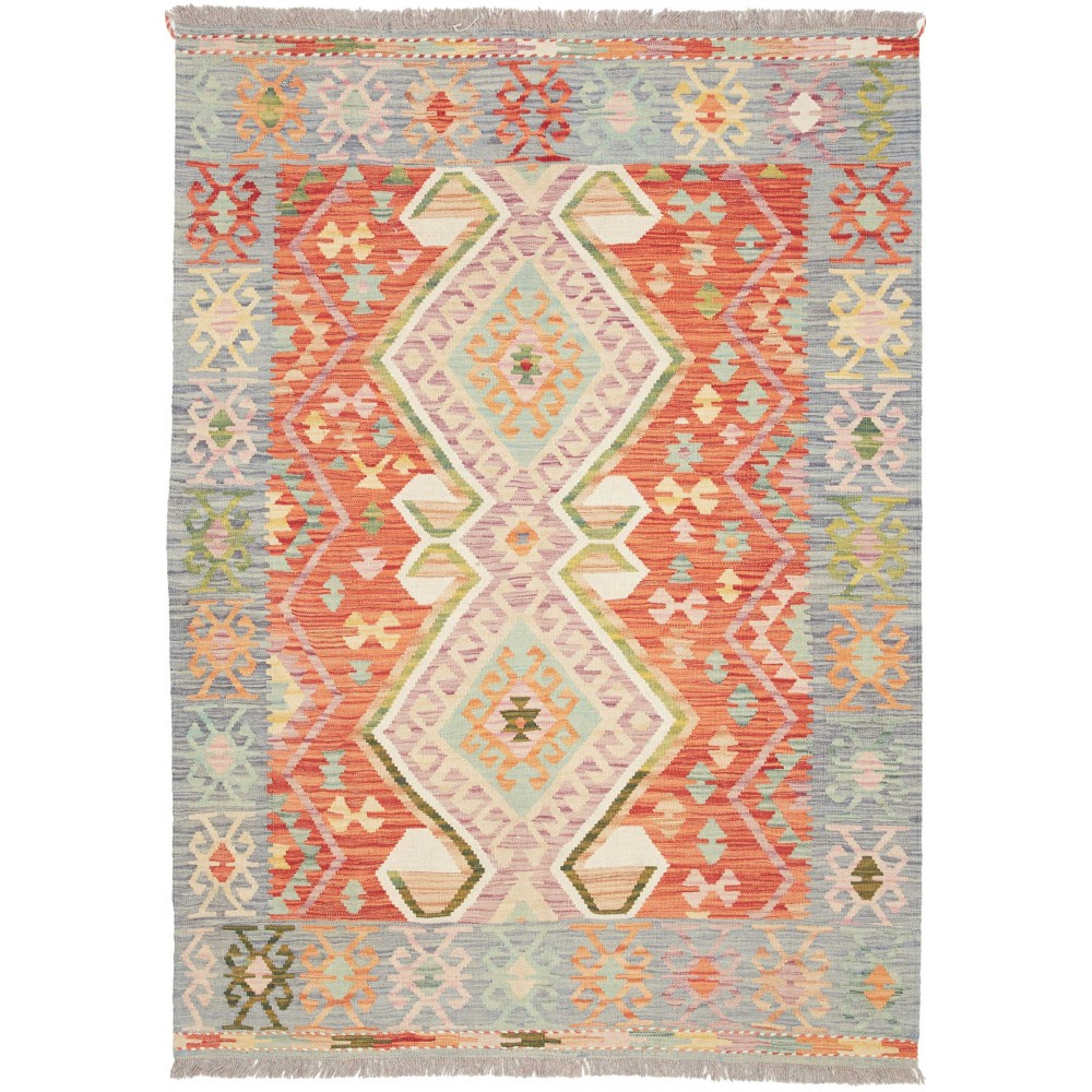 Tappeto Kilim Afghanistan marrone 123x170