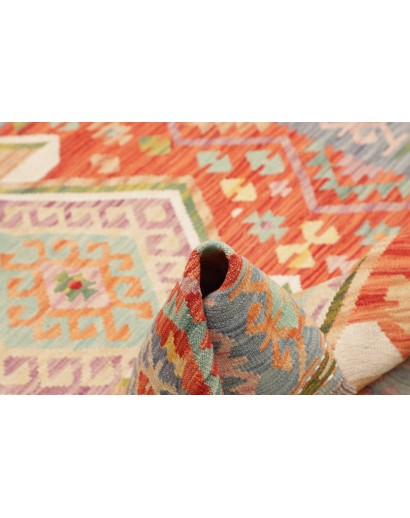 Tappeto Kilim Afghanistan marrone 123x170