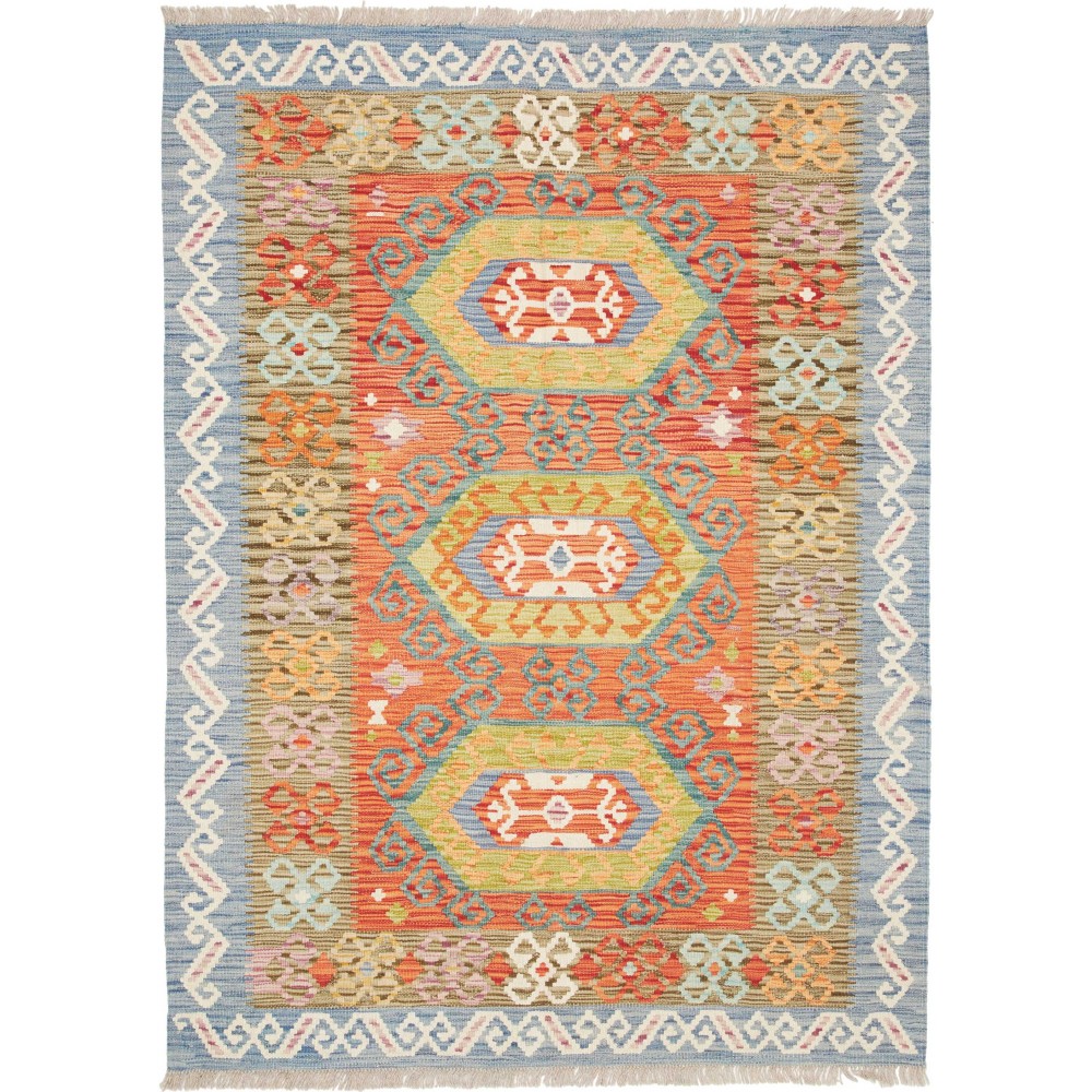 Tappeto Kilim Afghanistan marrone 125x173