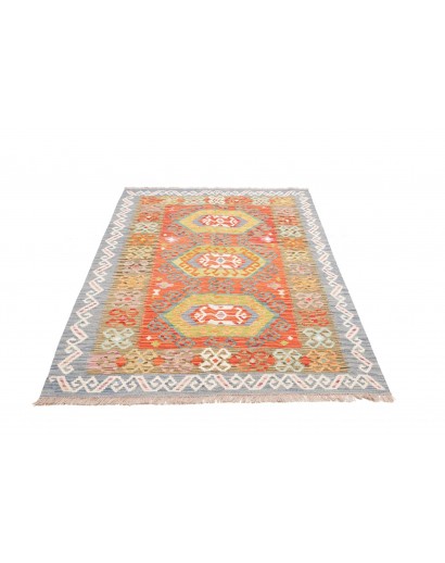 Tappeto Kilim Afghanistan marrone 125x173