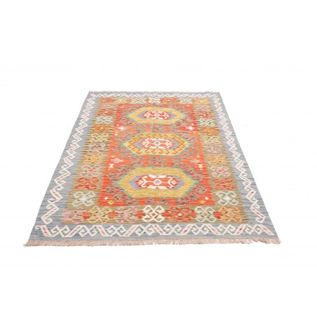 Tappeto Kilim Afghanistan marrone 125x173