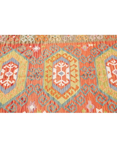 Tappeto Kilim Afghanistan marrone 125x173