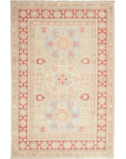 Tappeto Kazak Afghanistan beige giallo 118x181