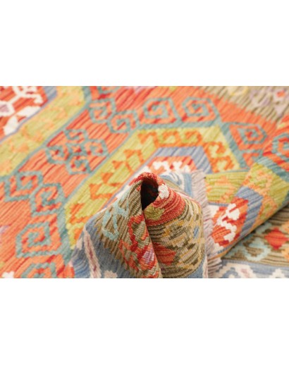 Tappeto Kilim Afghanistan marrone 125x173