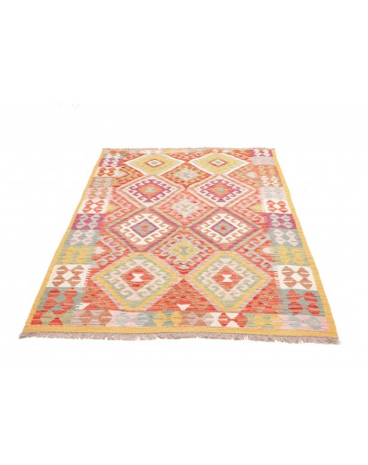 Tappeto Kilim Afghanistan marrone 125x179