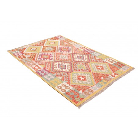 Tappeto Kilim Afghanistan marrone 125x179